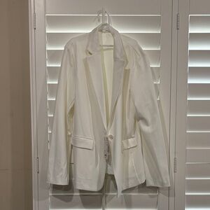 Uniqlo White Women's blazer